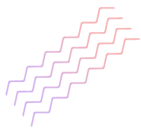 a purple and pink lines on a white background